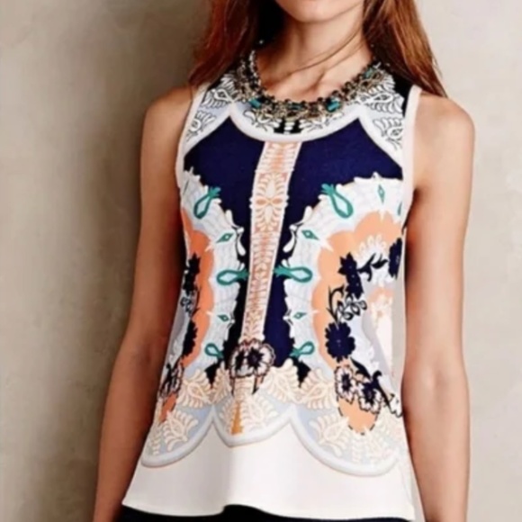 NWOT. GLAM Anthropologie Anzere Tank - Picture 1 of 8
